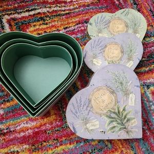 Two Sets of Stackable "Nesting" Baskets